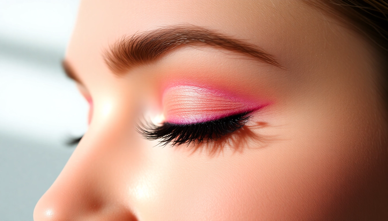 Enhance your look with stunning Hutto Lash Extensions, showcasing expertly crafted lash application in a cozy studio.