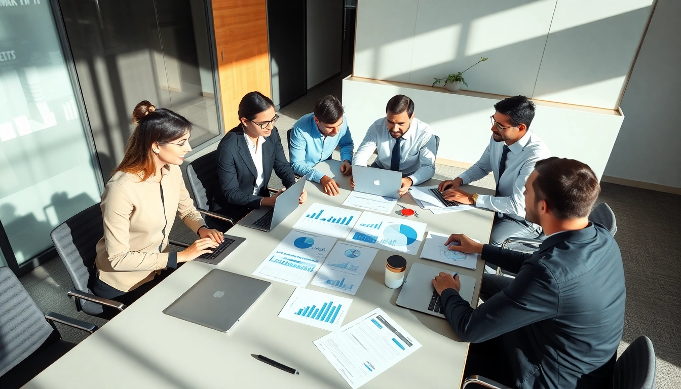 Experts find competitor pricing in a professional setting, analyzing strategic data together.
