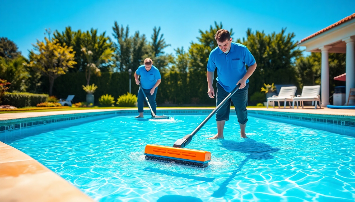 Offering meticulous pool service near me, these technicians ensure sparkling clear water and a pristine pool.