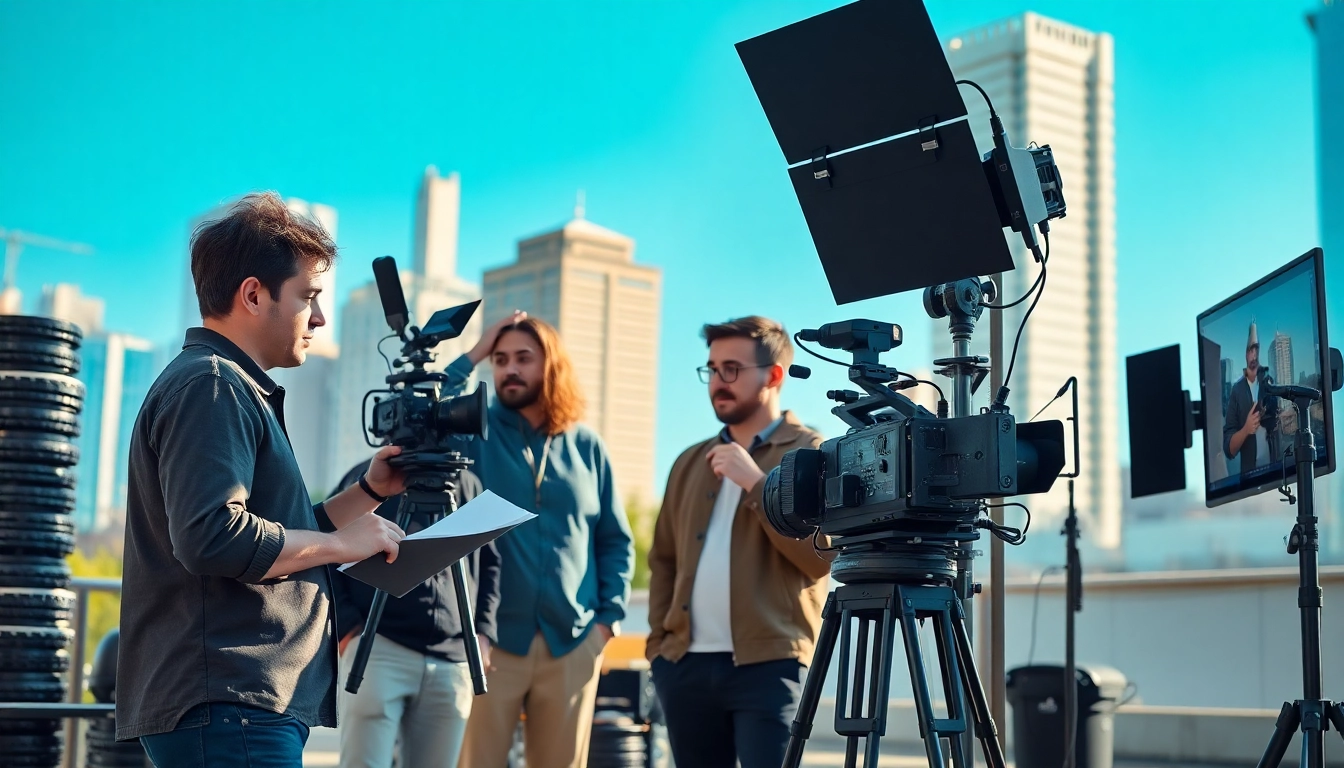Dynamic collaboration among edmonton production companies in a vibrant Edmonton setting.