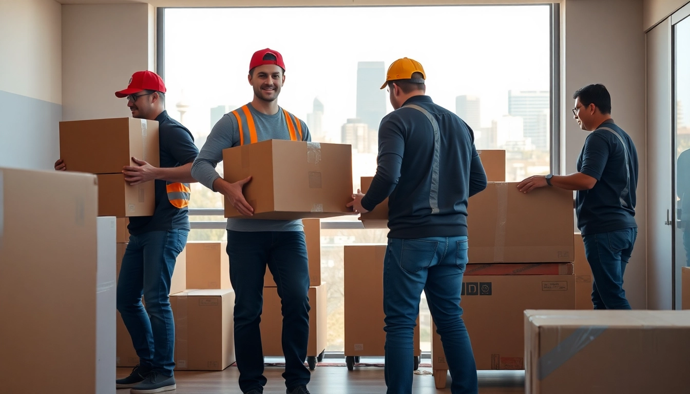 Best moving company in Toronto providing professional moving services in a bright residential setting.