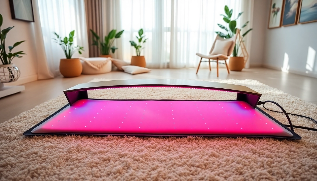 Experience the benefits of a red light therapy mat fullbody designed for relaxation and recovery.